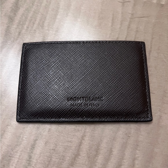 Mont Blanc brown leather cardholder - Picture 2 of 2